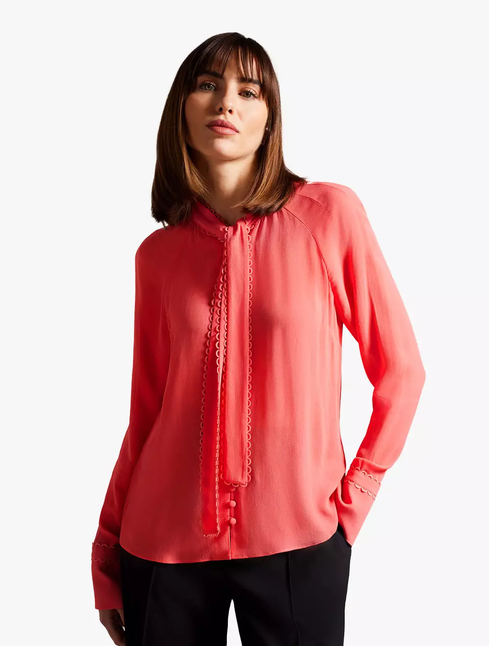 ted baker red blouse