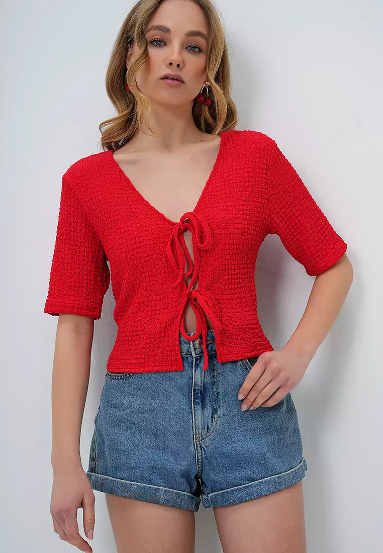 Seersucker Summer Top