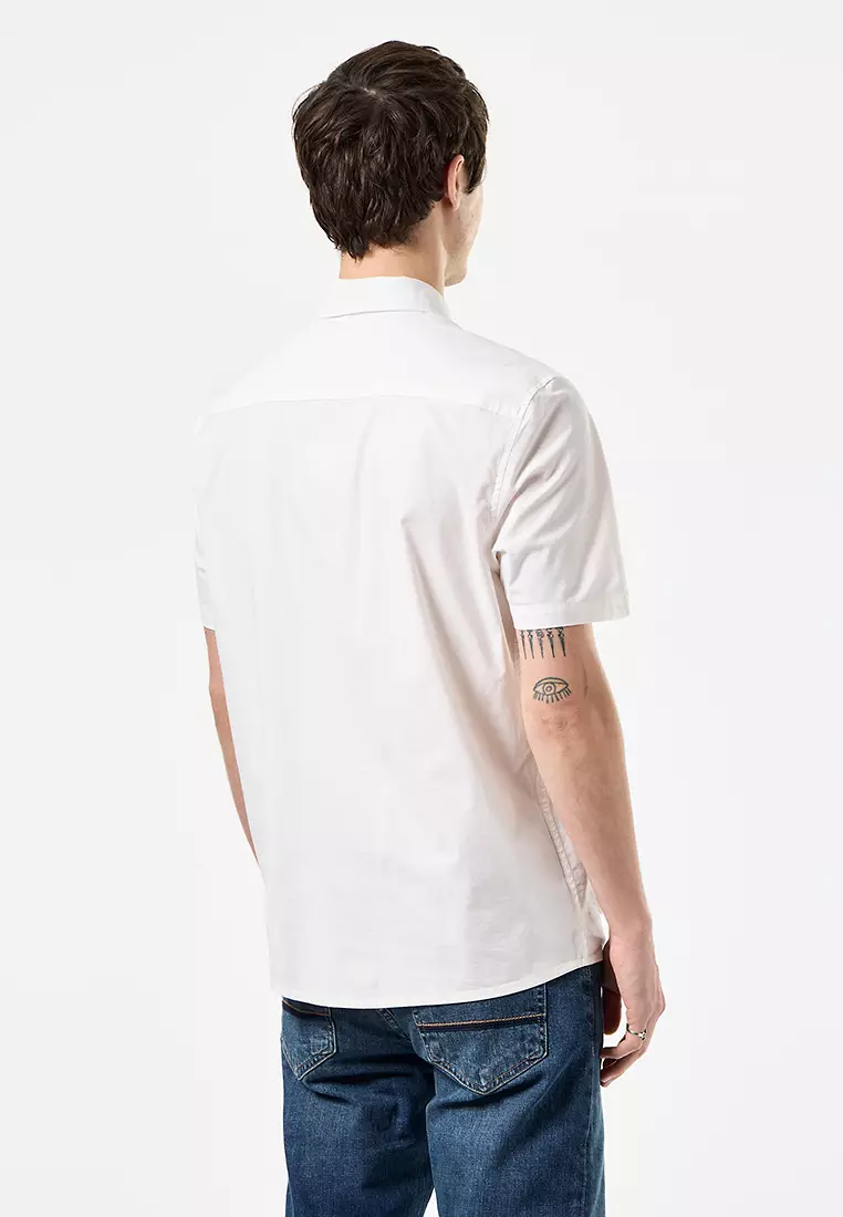MENS WHITE BARBOZA POCKET SHIRT