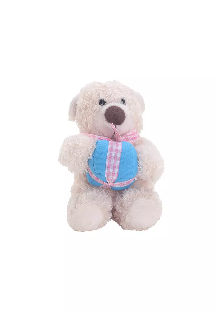 Boneka Animal Plush Greeting Bear Birthday Box 13cm