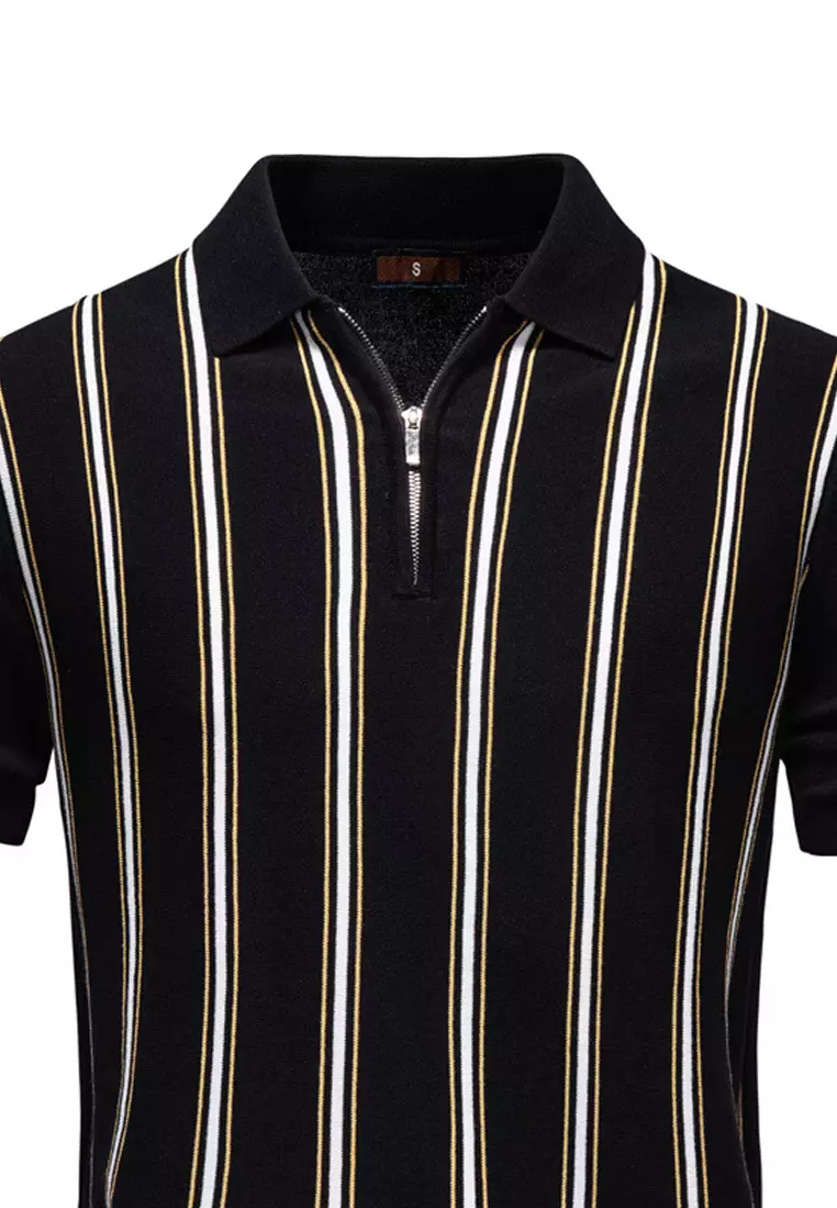 商務條紋Polo衫 AX-PSD8040