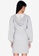 ZALORA BASICS grey Hooded Bodycon Dress 3CA5AAAC15D272GS_2