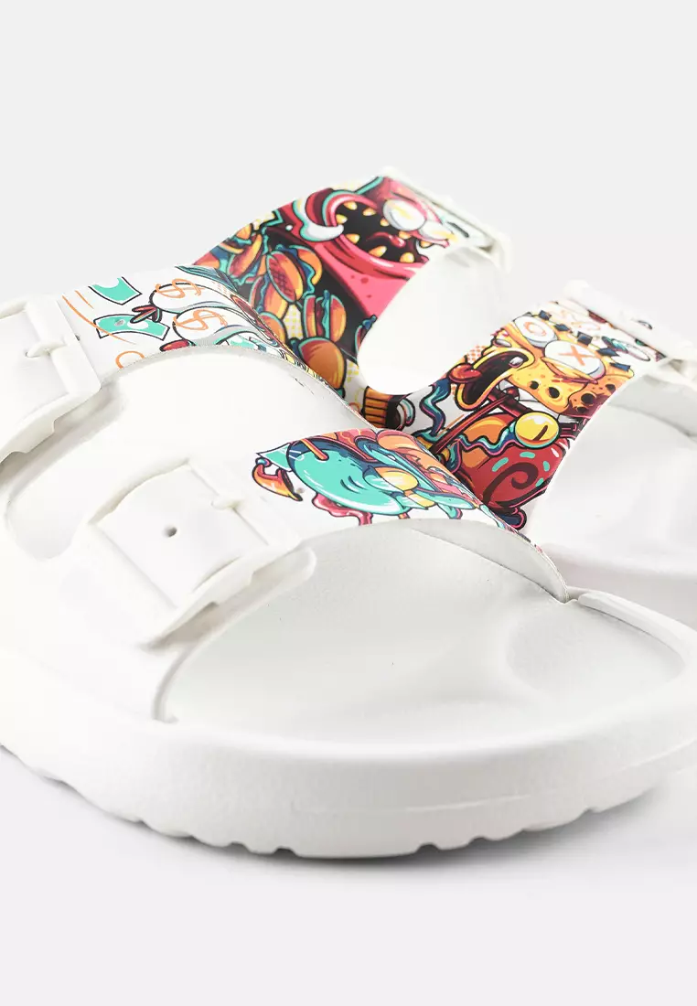 Jackson Ask SB1 Sandal SpongeBob Edition White