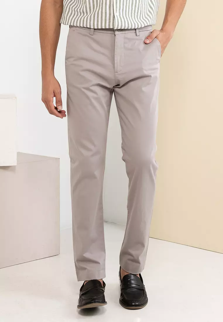 Premium Sateen Slim Chinos