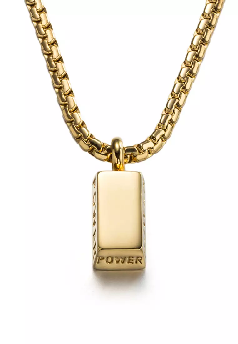 Gold deals bullion pendant