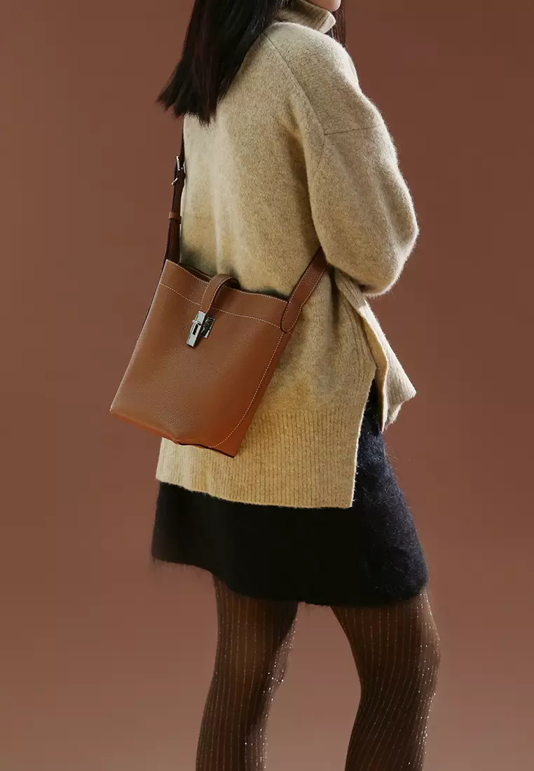 ZANA Small Shoulder Bag - Cacao