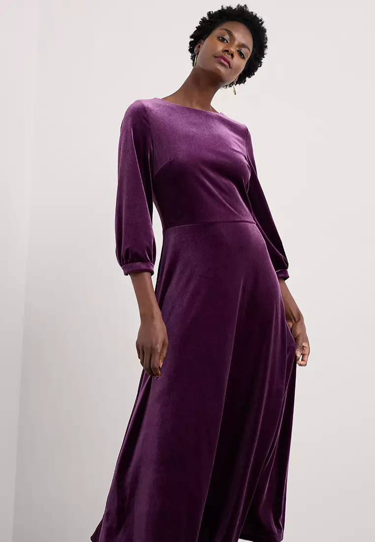 Seasalt Cornwall Purple Oak Cottage Dress