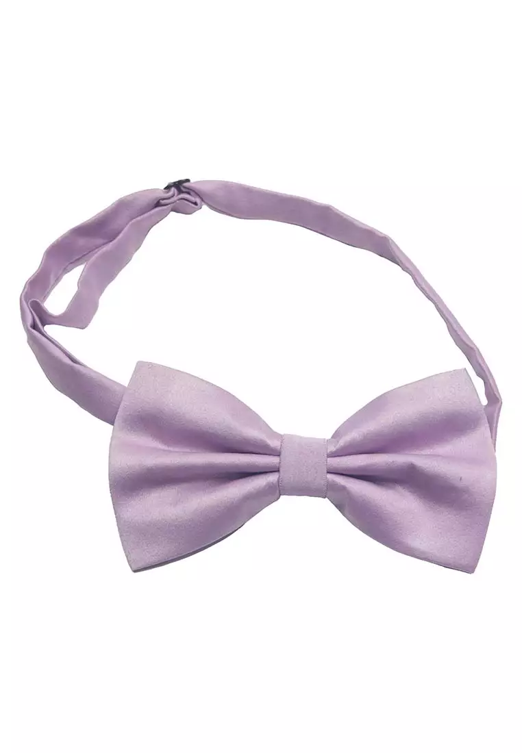 Houseofcuff Dasi Kupu Bowtie Pocket Square Saputangan Ungu Lilac A08