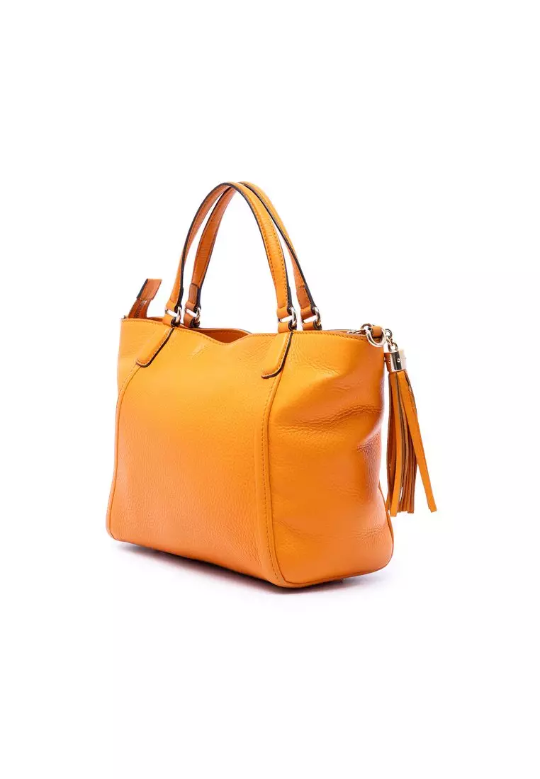 Pre-Loved Gucci Small Calfskin Soho Cellarius Satchel