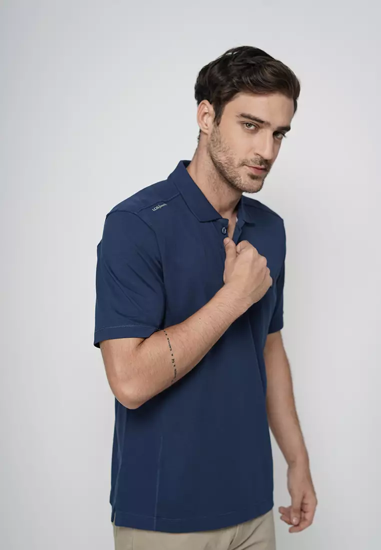 LGS - Kaos Polo Basic Pria - Classic Essential Shirt - Lengan Pendek - Warna - Basic - Polos - Single Pocket - CWS.225.C3068