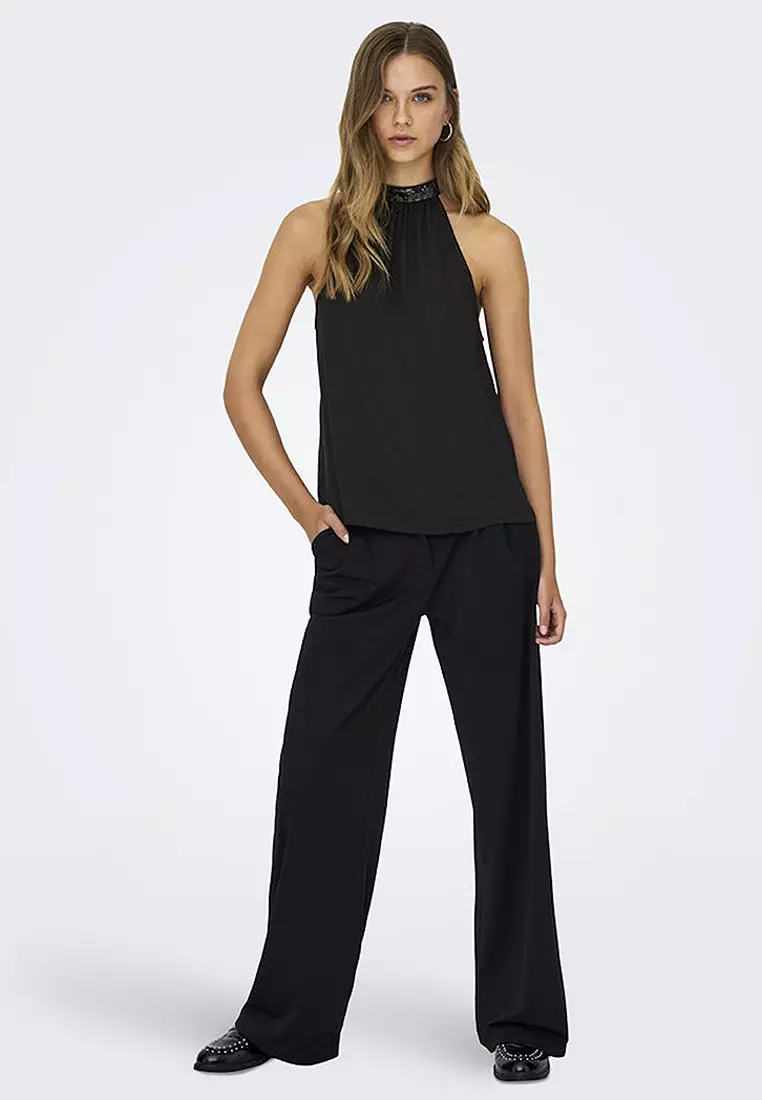 Sleeveless Glitter Top