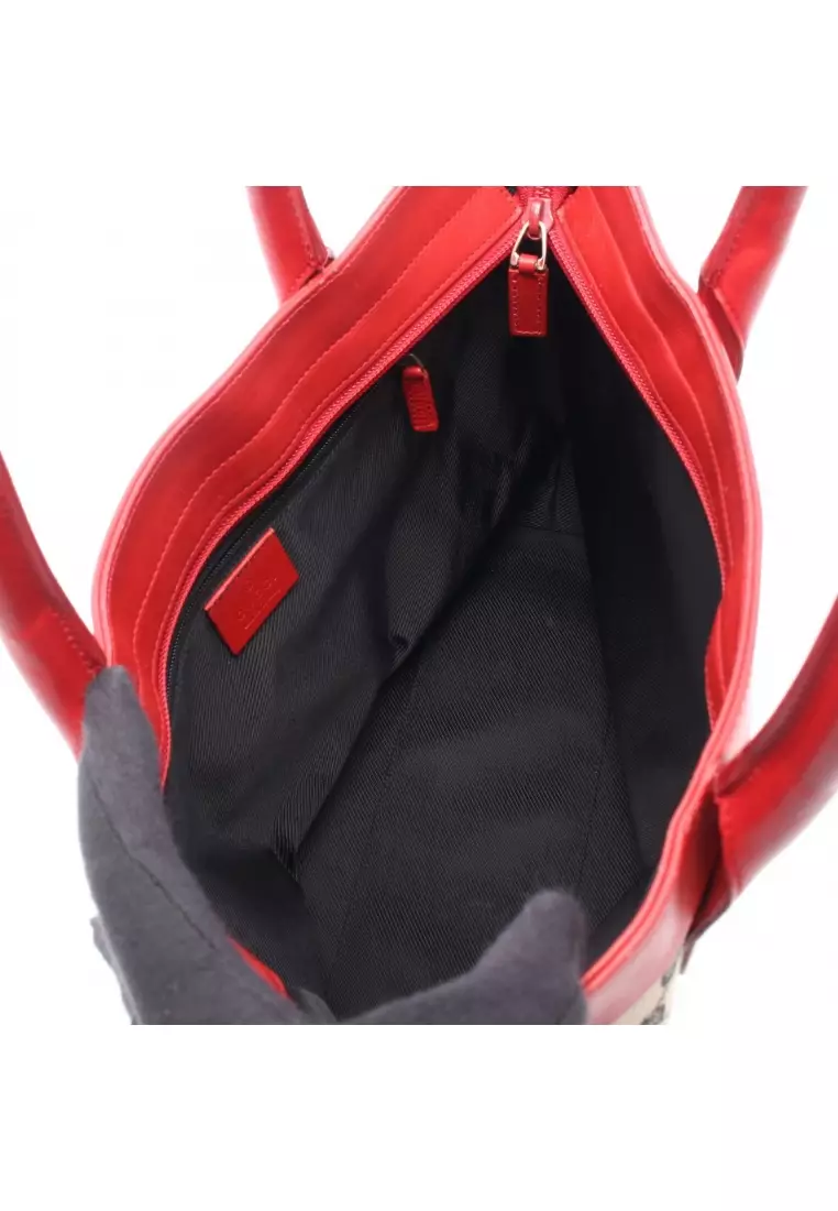 Buy Gucci Pre-Loved Gucci GG canvas Handbag tote bag canvas