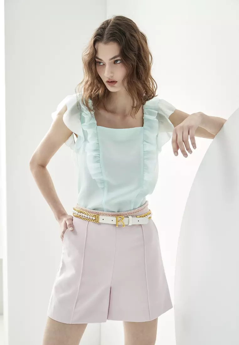 Basic High Waist Pink Shorts