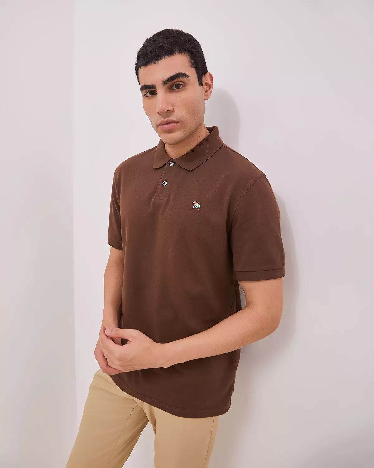 MEN'S BROWN POLO SHIRT