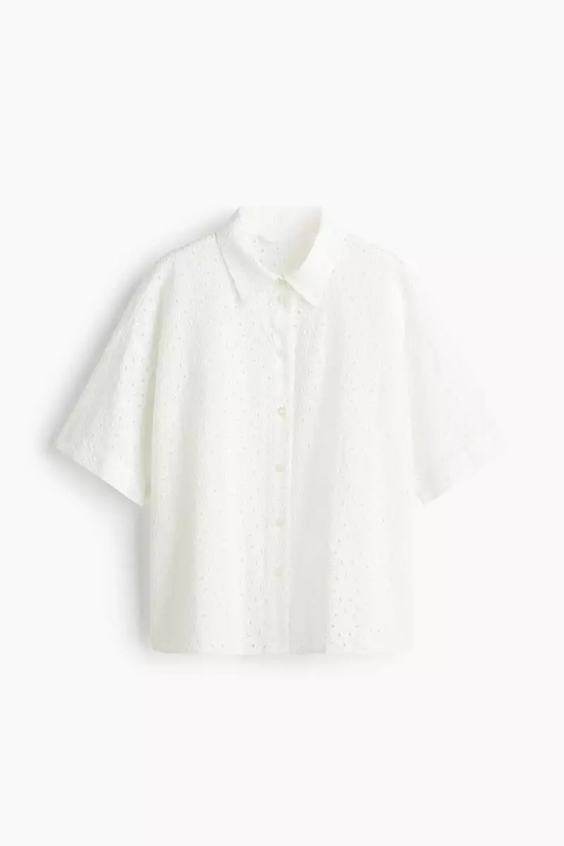 Broderie anglaise shirt