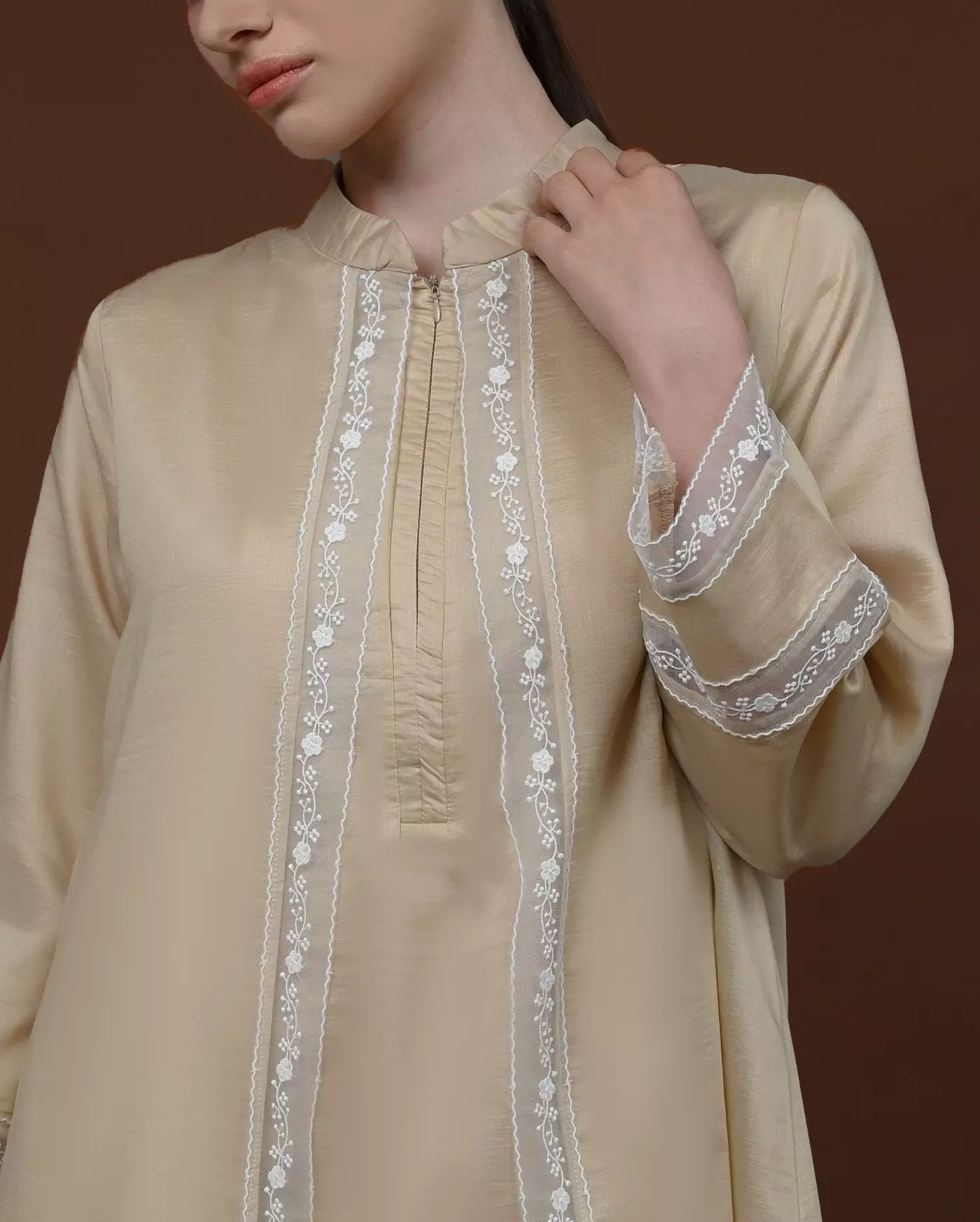 Lulani Dress - Almond