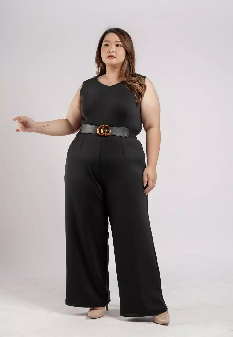 Jual Xtramiles Plus Size Set Jumpsuit Alice Black Original 2025