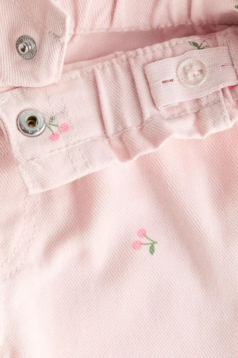 Wide Leg paper bag jeans