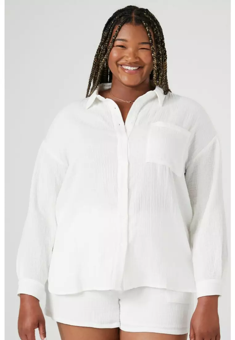 Forever 21 shorts plus size hot sale
