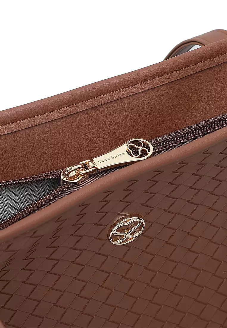 Women's Tote Bag / Shoulder Bag / Top Handle Bag - Brown