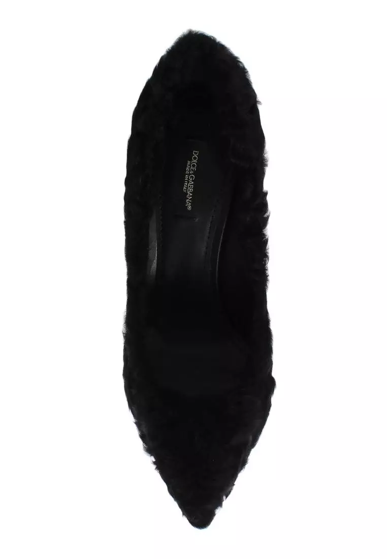 Fur pumps on sale