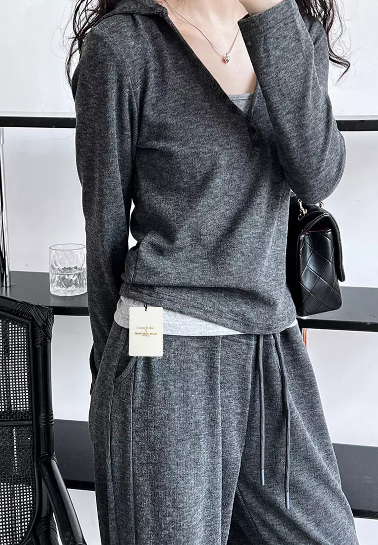 Buy Twenty Eight Shoes V-neck Casual Hoodie Sets YX2163 2025