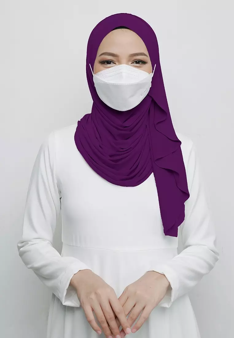 HIJAB INSTAN NAYA - DARK PURPLE