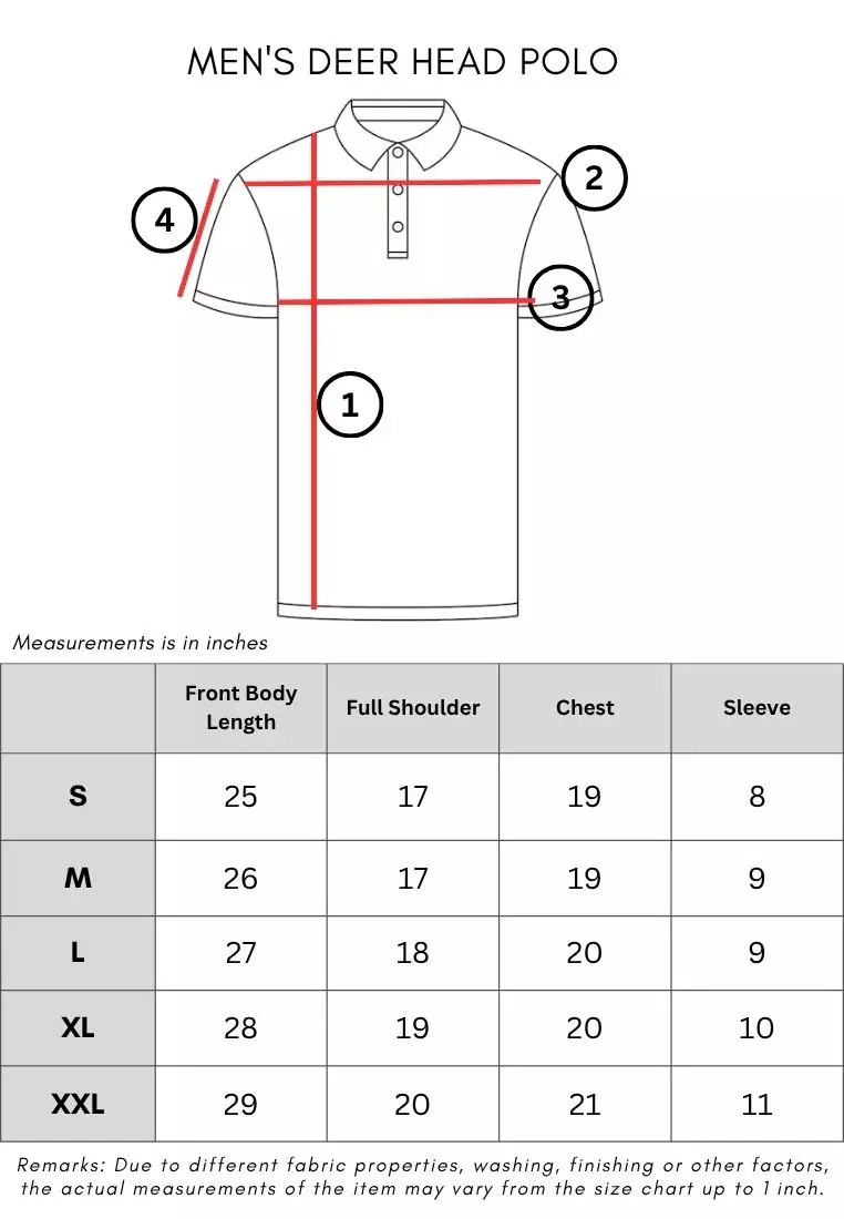 Men's Deer Head Polo