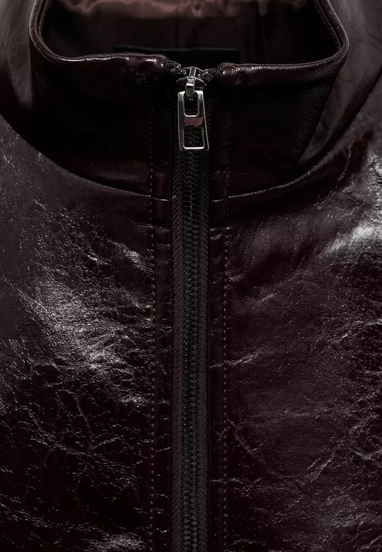 Perkins Collar Texture Jacket