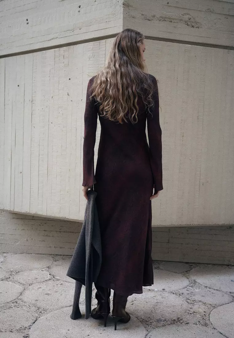 A-Line Animal-Print Dress