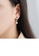 Glamorousky silver Fashion Simple Plated Gold Moon Star Earrings with Cubic Zirconia 5AFAAAC481FDAEGS_5