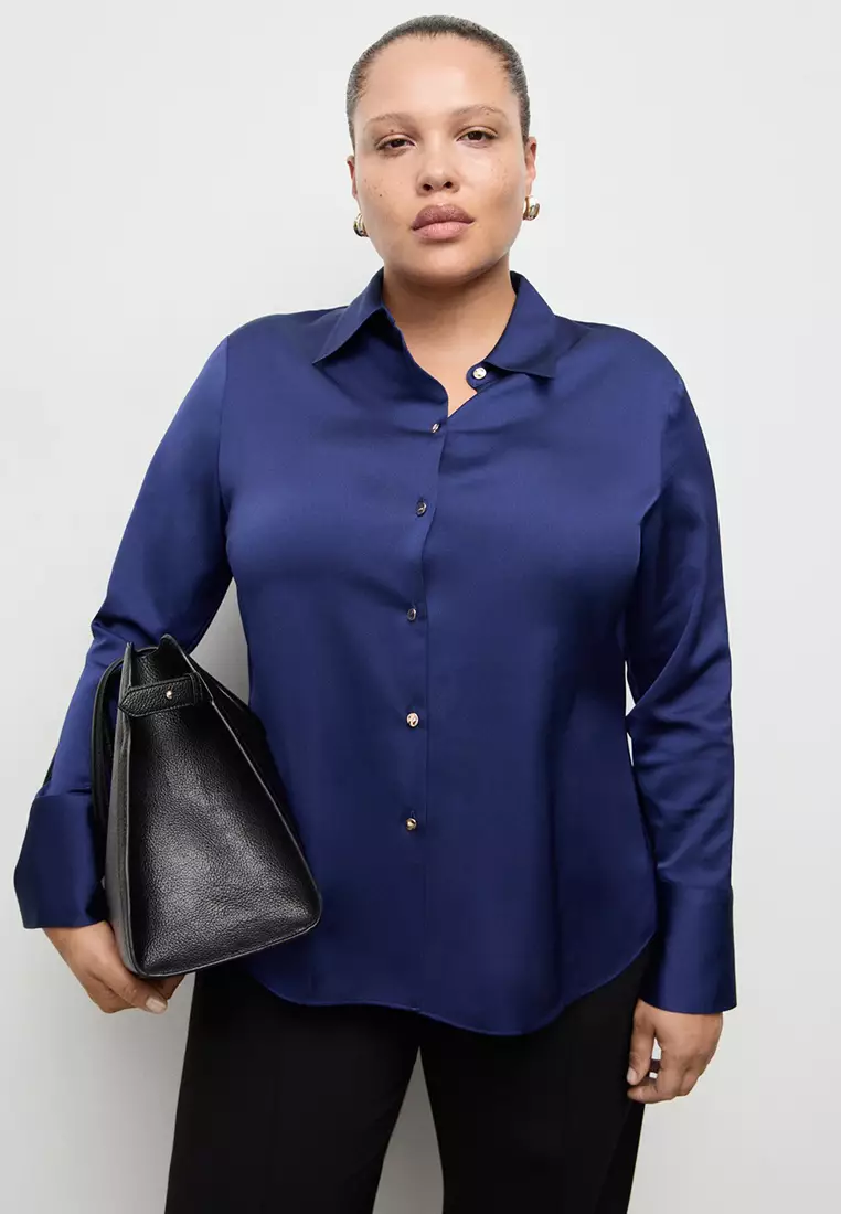 flowy colourful dress Belt shirt dress – Shaws main image 0