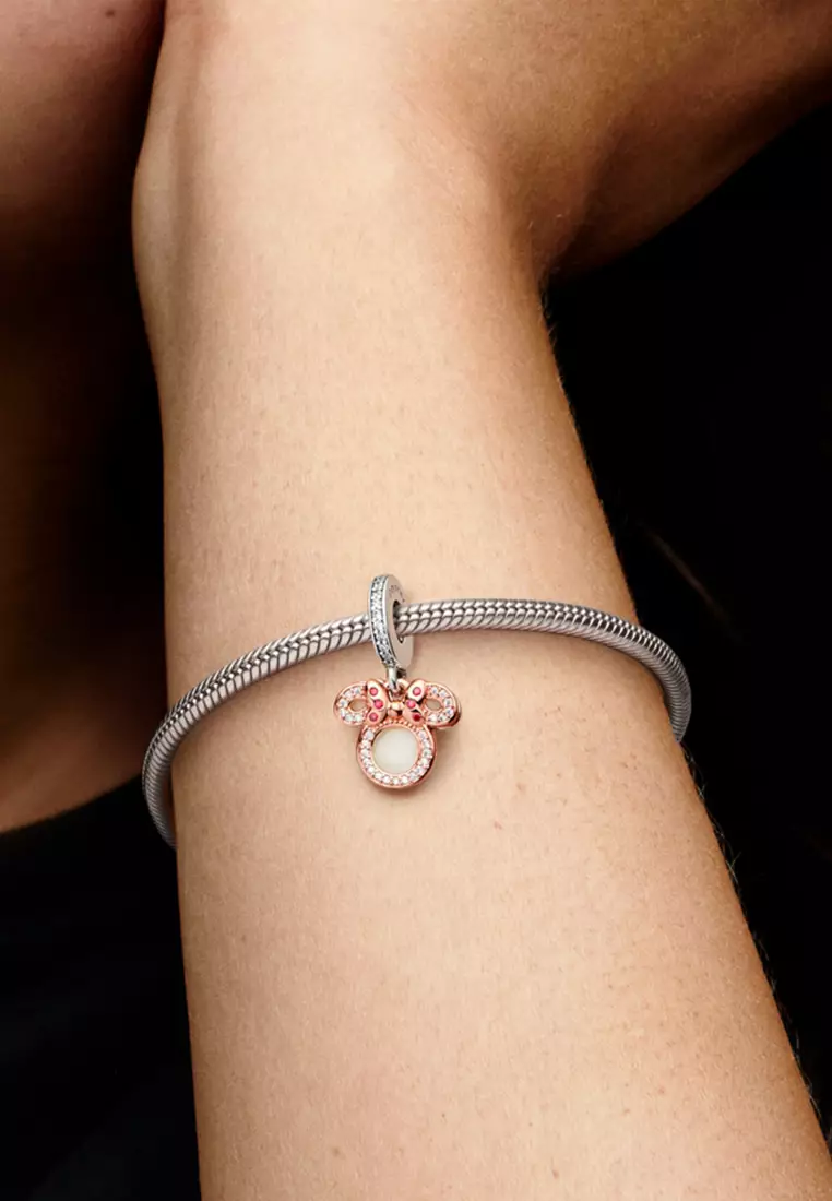 Pandora rose gold minnie clearance