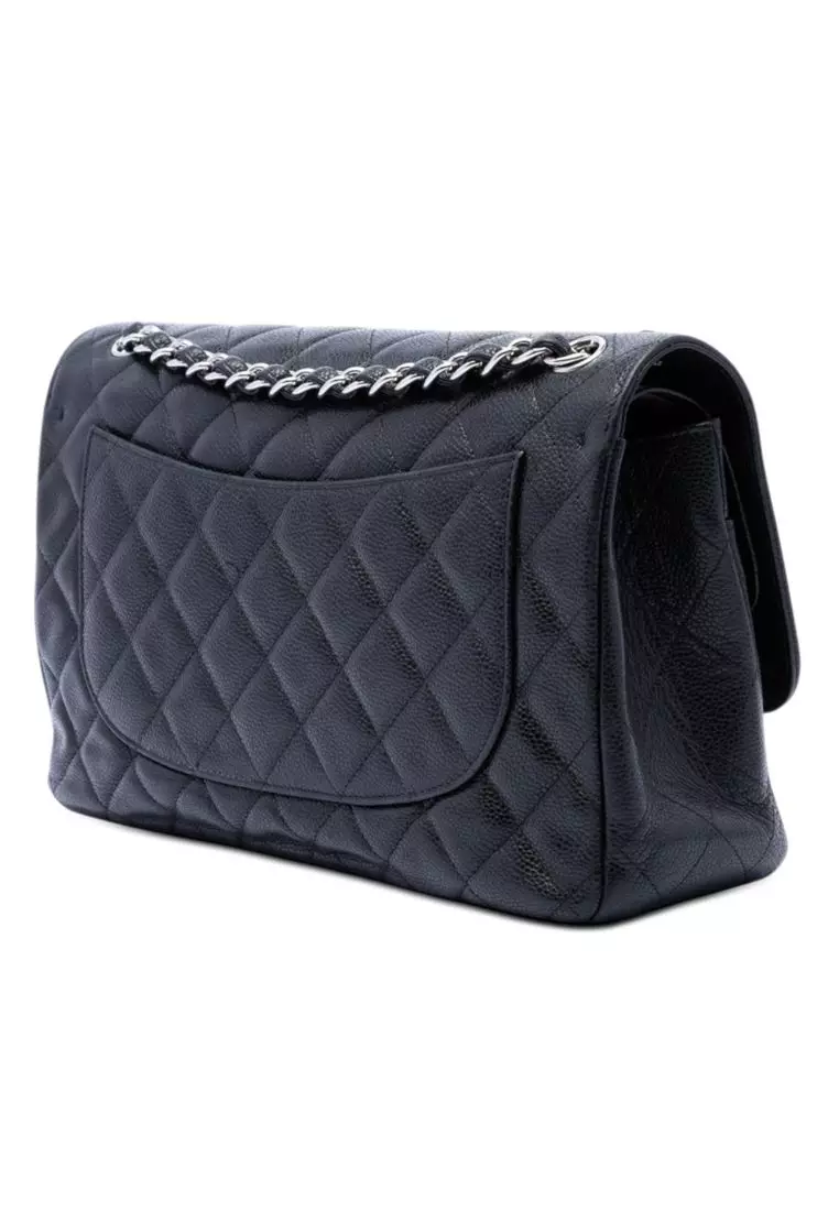 Pre-Loved Chanel Jumbo Classic Caviar Double Flap