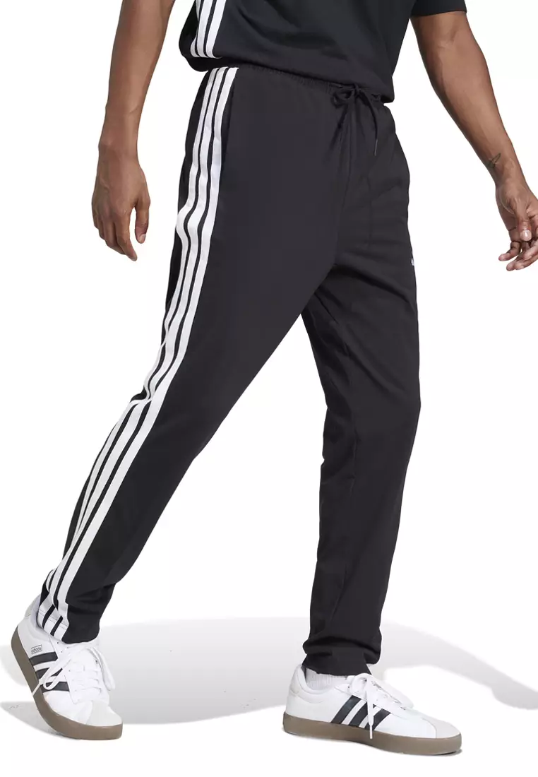 Essentials 3-Stripes Single Jersey Pants