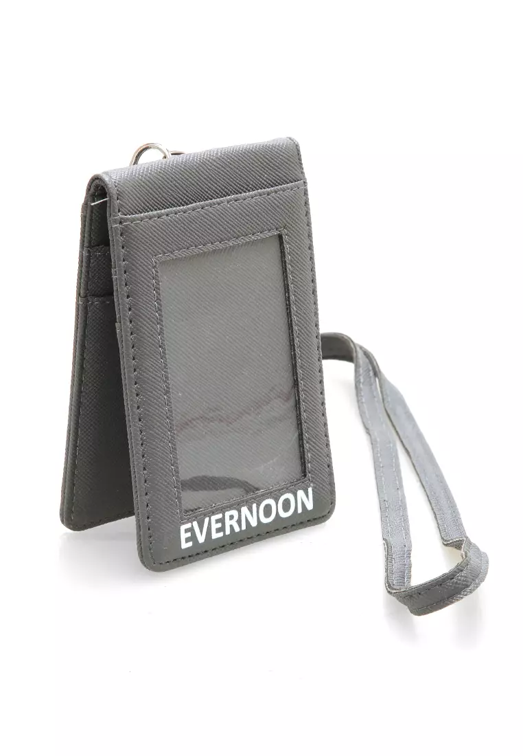 Azka Card Holder Two Side Bentuk Simple dan Minimalis - Abu-Abu