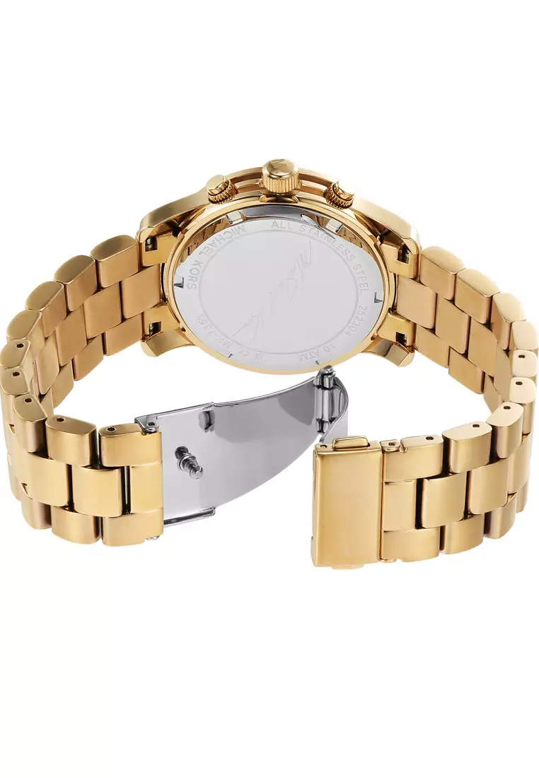 Gold watch womens michael kors sales