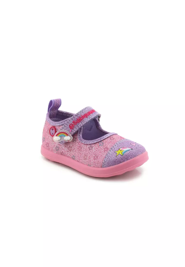 BUBBLEGUMMERS Kids Girls Pink Ballerina Flats Mary Janes Shoes 0015112