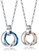 Trendyshop blue and gold Couples Pendant Necklace 1 Set 35E9AACD909B64GS_1