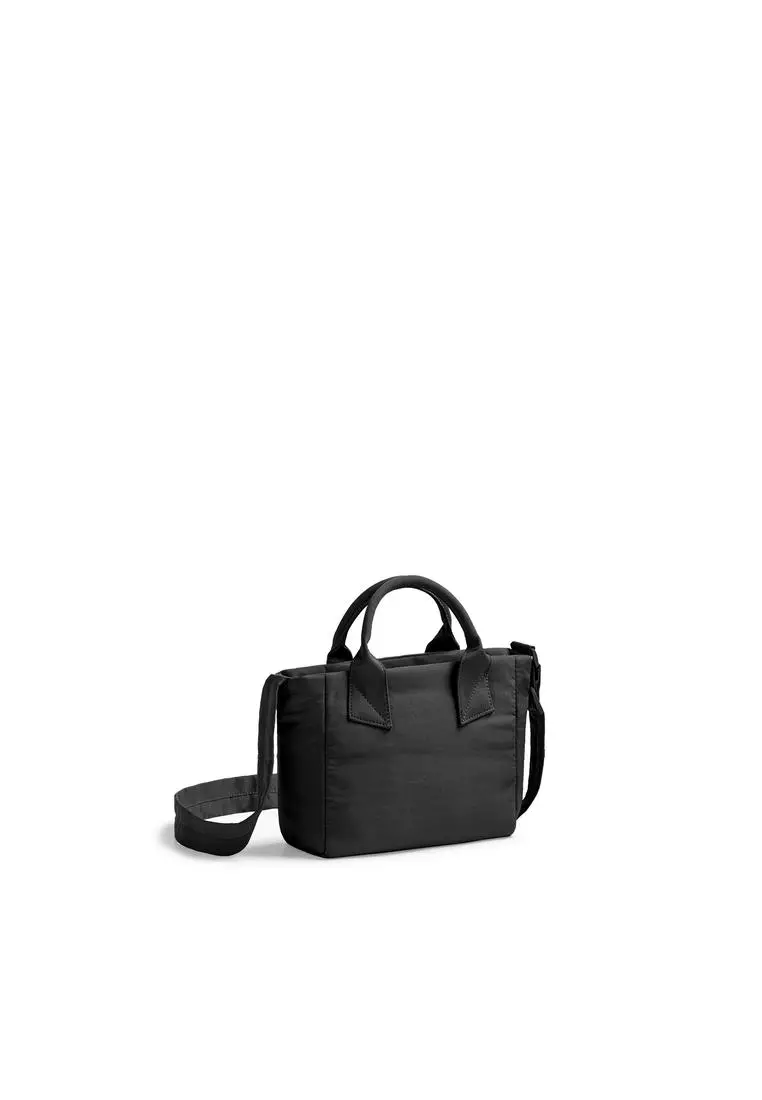 Poofah Mini Tote Bag - Black