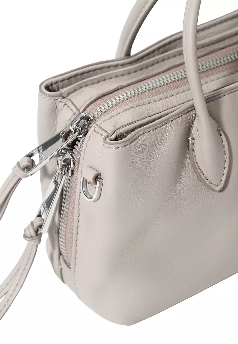 TONA II Top Handle Bag - Dark Almond