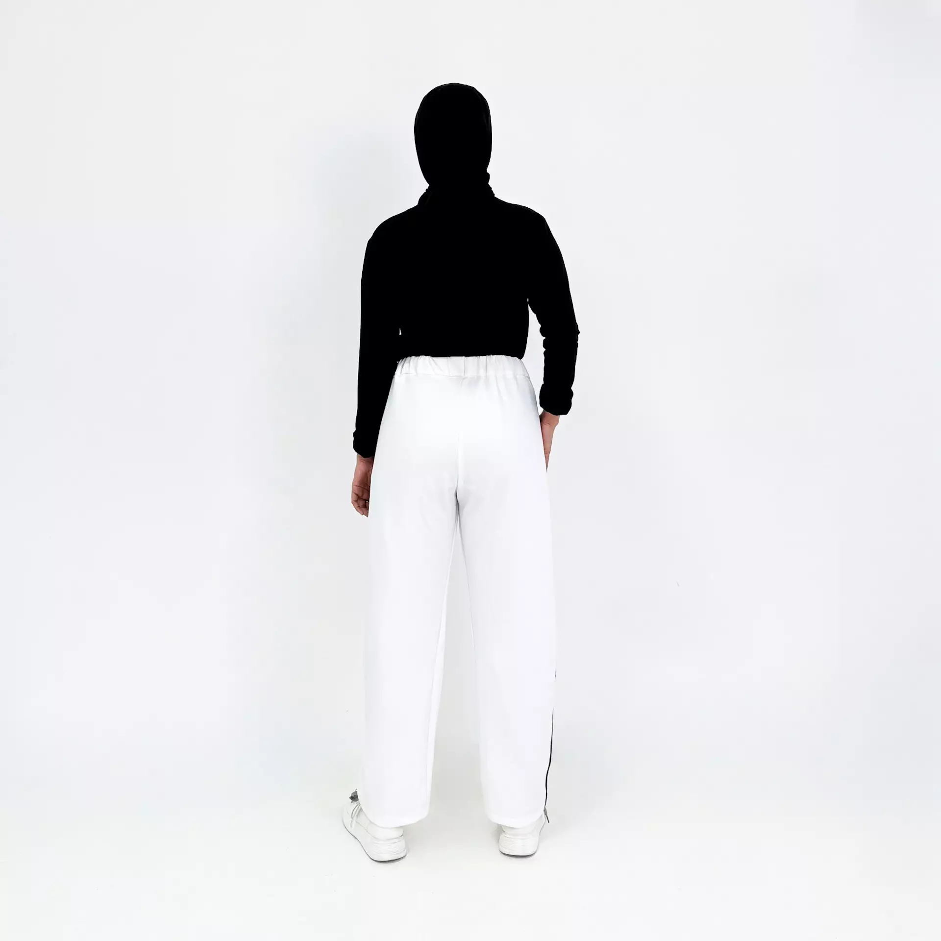 Celana Panjang Wanita Sweet Sporty Liana PUTIH Size M-XXL