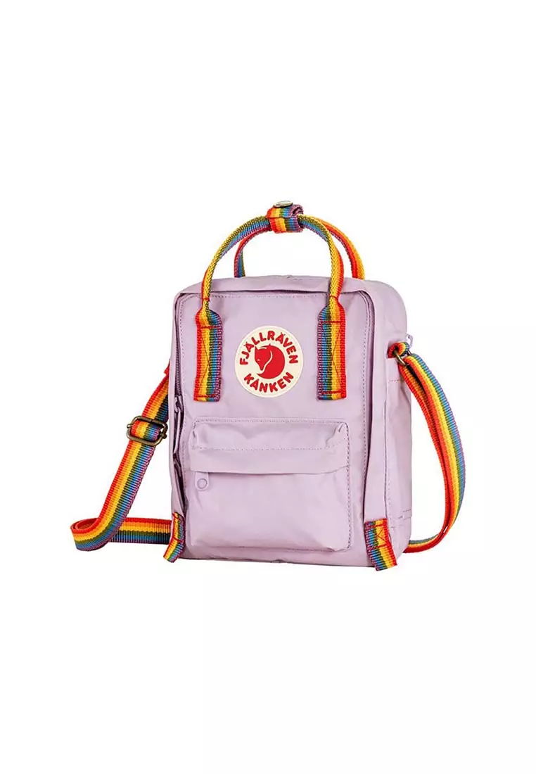 Zalora Lavender Kanken Backpack Fjallraven Kanken Rainbow Sling