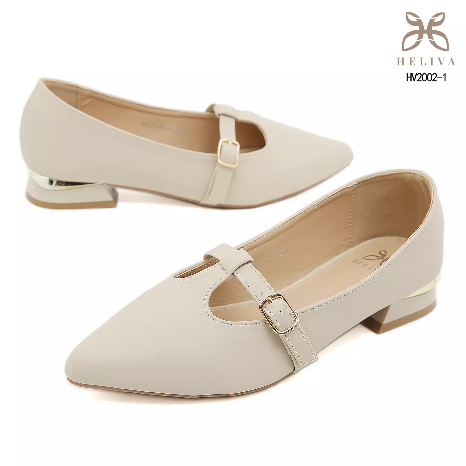 HELIVA WINA Timeless Mary Jane Pumps with Elegant 2.5cm Lift HV2002-1