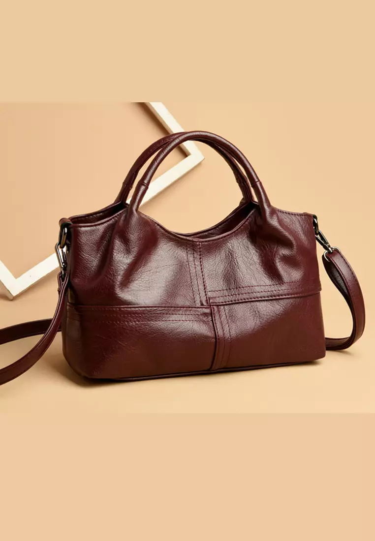 Faux Leather Three Way Handbag JW HD-3918