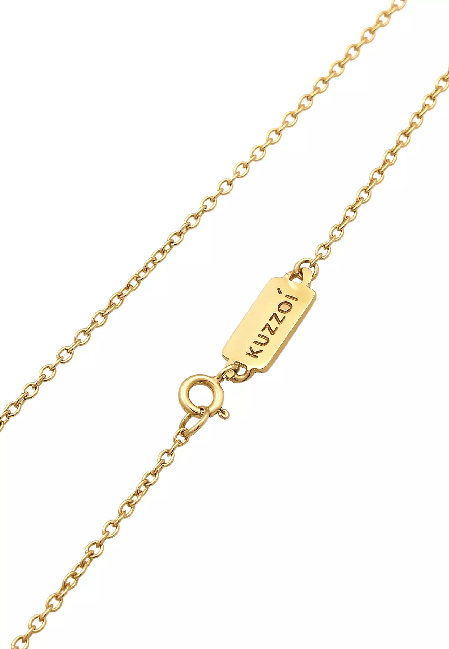 项链男士吊坠老虎眼宝石金镀金