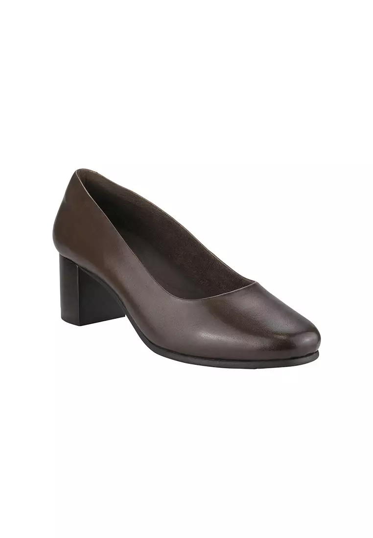 Florsheim JANINE Almond Toe Block Heel