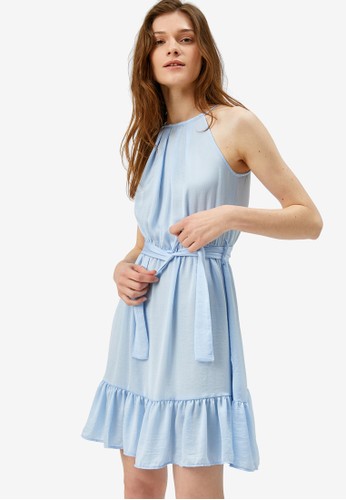 KOTON blue Woman Dresses FF6EDAAF3EF4E0GS_1