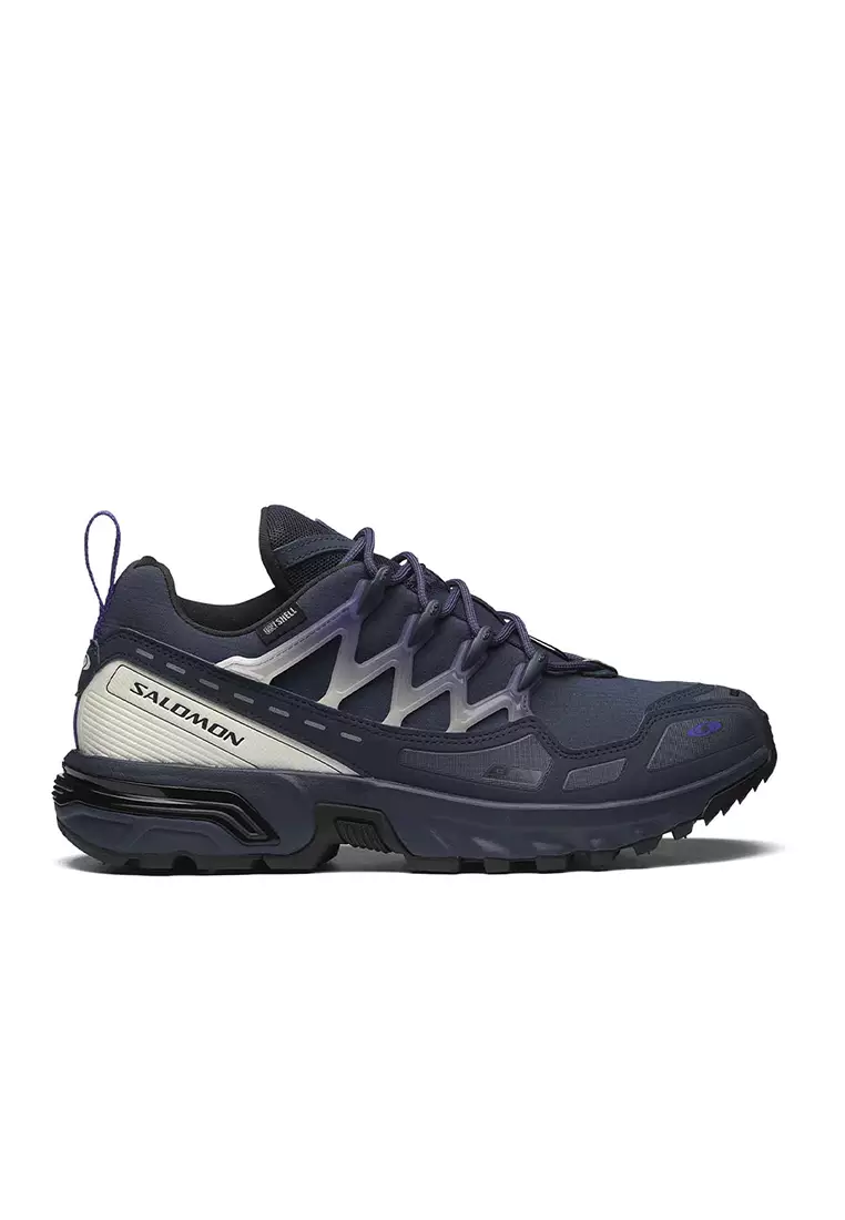 Discount on Salomon  shoes - SKU: ACS+ CLIMASALOMON™ WATERPROOF Unisex Sportstyle Shoes in Blue Nights
