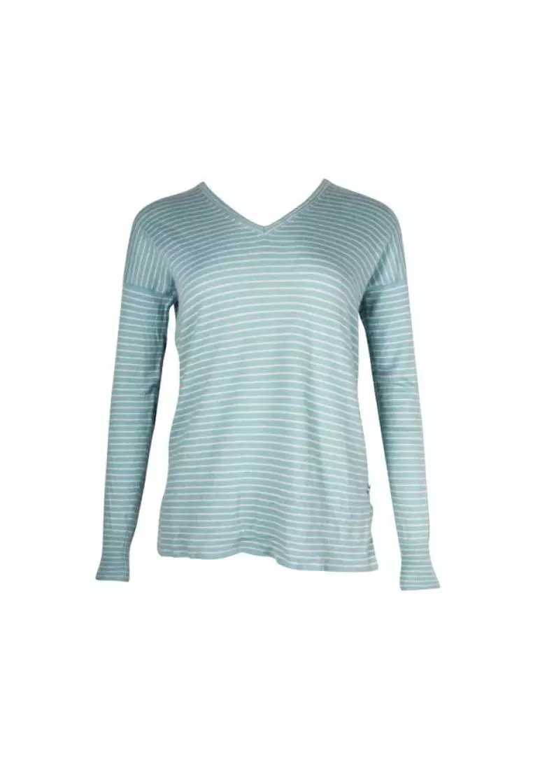 Buy LORO PIANA Pre Loved LORO PIANA Blue White Striped Cashmere